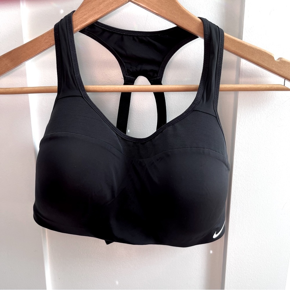 Nike black sports bra‎ size S